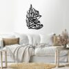 Great bekom mn namaten fmn allah Wood Wall decal art 90x60 Black