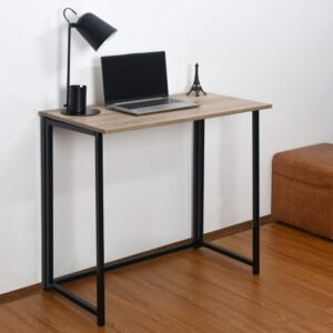 Foldable desk In Black Powder Coating