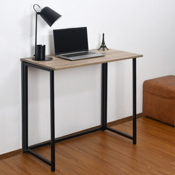 Foldable desk In Black Powder Coating