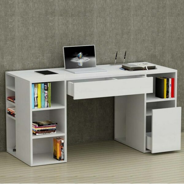 هوم جاليري مكتب 75x60x145 أبيض