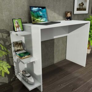 هوم جاليري مكتب 75x40x100 أبيض