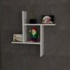 هوم جاليري رف حائط 65x65x15 أبيض