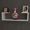 هوم جاليري رف حائط 18x60x15 أبيض