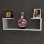 هوم جاليري رف حائط 18x60x15 أبيض