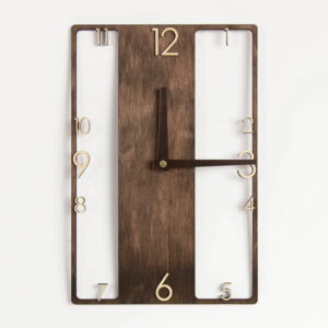 wooden wall clock Scandinavian design