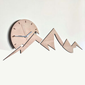 Large Mountain Wall Clock