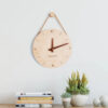 Beautiful Nordic Style Wall Clock with hour numbers
