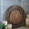 unique rustic wall clock