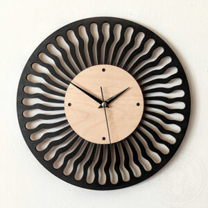 Great Black & Birch Wall clock