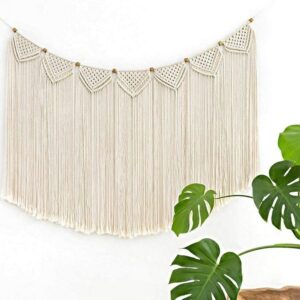 Amazing Macrame Woven Wall Hanging Fringe Garland Banner Bohemian Handmade