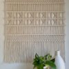 Beautiful Macrame wall hanging contemporary geometric wall art Handmade