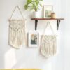 Beautiful Set of 2 Macrame Wall Hanging Art Woven Wall Decoration Handmade