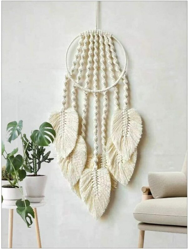 Amazing Dream Catcher Woven Macrame Feather Tassel Wall Hanging Handmade