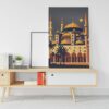 Mosque hagia sophia in turkey canvas Printed wall art