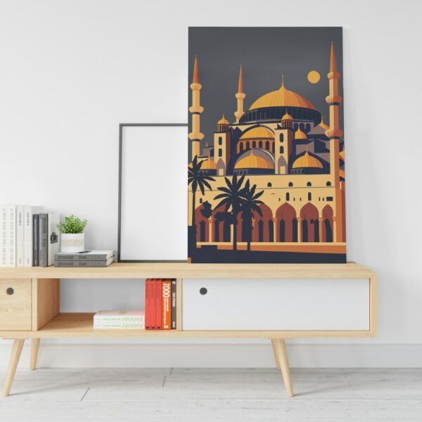 Mosque hagia sophia in turkey canvas Printed wall art