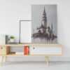 Mosque painting with islamic canvas art Printed wall art