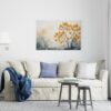 Beautiful Tree leaves in the autumn canvas printed wall art