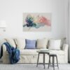Amazing Pink Flower Landscape canvas Oil Paintings Printed wall art