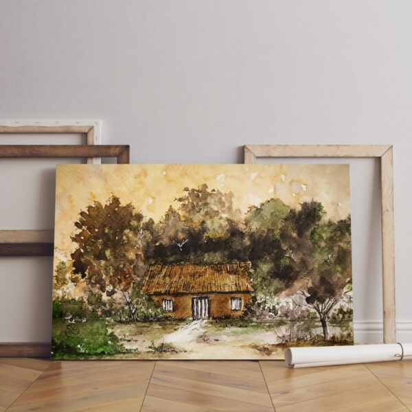 Amazing canvas Cabin In The Woods Wall Art Printed  wall art