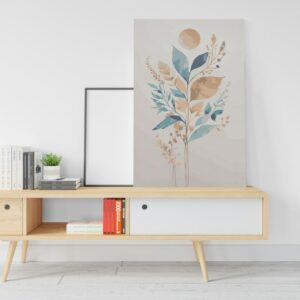 Watercolor Flowers canvas Printed wall art