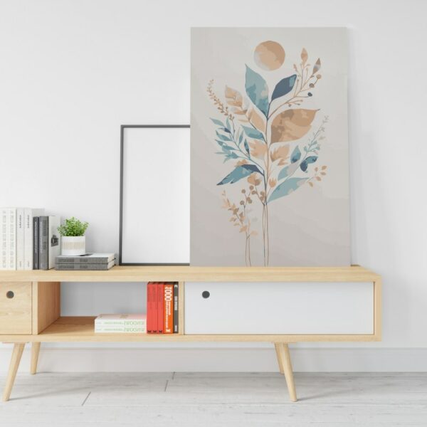 Watercolor Flowers canvas Printed wall art