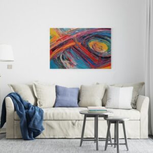 Formation of Desire canvas by Tara Hovanes Abstract Printed wall art