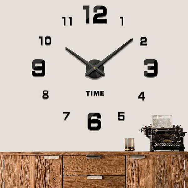 Beautiful Modern wall clock DIY Large