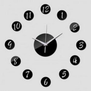 Great wall clock Round Number 3D