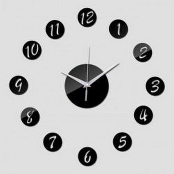 Great wall clock Round Number 3D