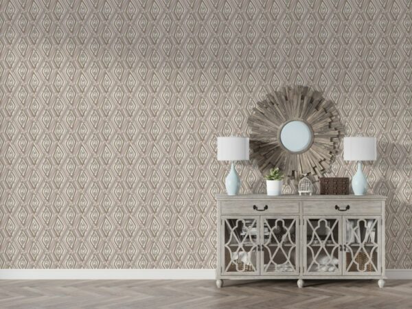 Decorative pattern Vector background   Fabric Wallpaper Covers an area ​​up to 4.2mX3m with adhesive  and smoothing tool