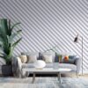 ورق حائط من القماش من Classic Lines يغطي مساحة تصل إلى 4.2 متر × 3 متر باستخدام أداة لاصقة وأداة تنعيم
