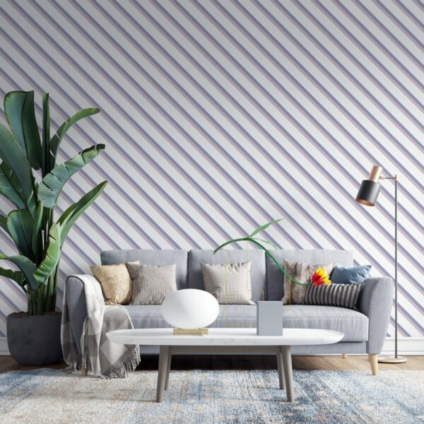 ورق حائط من القماش من Classic Lines يغطي مساحة تصل إلى 4.2 متر × 3 متر باستخدام أداة لاصقة وأداة تنعيم