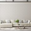 Amazing Wallpaper Striped Star by Star Fabric Wallpaper Covers an area ​​up to 4.2mX3m with adhesive  and smoothing tool