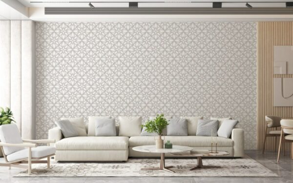 Amazing Wallpaper Striped Star by Star Fabric Wallpaper Covers an area ​​up to 4.2mX3m with adhesive  and smoothing tool
