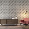 ورق جدران من الفسيفساء الزجاجية والرخامية يغطي مساحة تصل إلى 4.2م × 3م مع أداة لاصقة وتنعيم