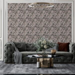 Geometry shapes pattern Ireland Fabric Wallpaper Covers an area ​​up to 4.2mX3m with adhesive  and smoothing tool