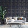 Outline Square Premium Seamless Pattern Vector Abstract Background Fabric Wallpaper Covers an area ​​up to 4.2mX3m with adhesive  and smoothing tool