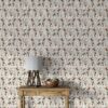 Boho seamless pattern with arrows and feathers Background Fabric Wallpaper Covers an area ​​up to 4.2mX3m with adhesive  and smoothing tool