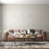 Seamless Rounded Lines Fabric Wallpaper Covers an area ​​up to 4.2mX3m with adhesive  and smoothing tool
