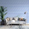 Royal victorian seamless texture for Fabric Wallpaper Covers an area ​​up to 4.2mX3m with adhesive  and smoothing tool
