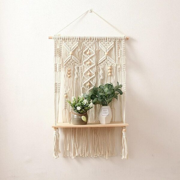 Modern Bohemian Macrame Wall Decor Handmade