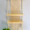 Macramé Wooden Shelf Handmade