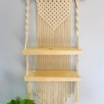 Macramé Wooden Shelf Handmade
