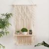Macrame Shelf Handwoven Bohemian Décor