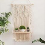 Macrame Shelf Handwoven Bohemian Décor