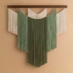Macrame Yarn Wall Hanging Boho Farmhouse