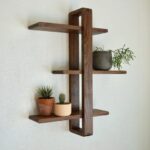 Solid Wood Wall shelf  for Hanging Plants