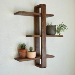 Solid Wood Wall shelf  for Hanging Plants
