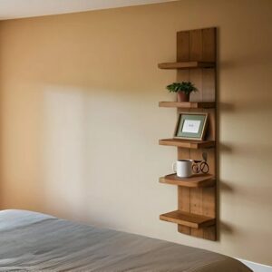 Wood Wall Storage Shelves