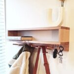 Entryway Organiser Wooden Shelf